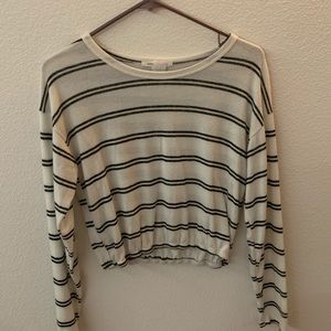 long sleeve striped shirt